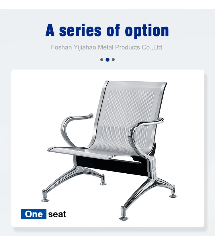 Manufacturer of Airport Hospital Waiting Room Chair Office Chairs Metal Seating Bench Public Furniture Garden Chair Outdoor Chair Steel Waiting Chair