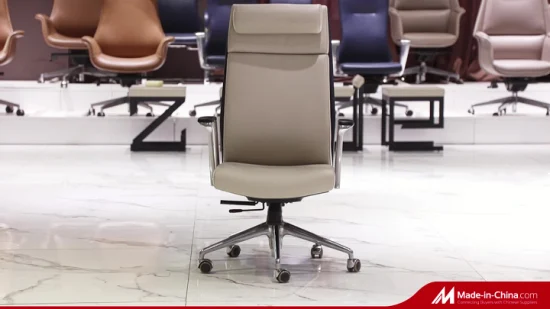 Zode Wholesale High Quality Luxury Ergonomic Aniline Leather Computer Office Executive Chairs