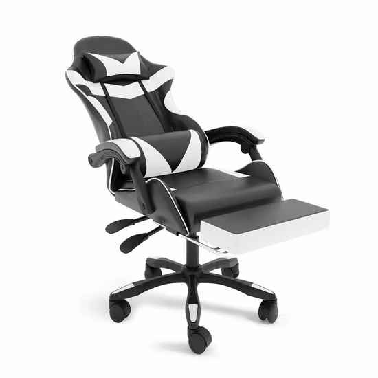 Office Racing Computer Reclining Leather Silla Gamer Direct Sales Gaming Chair with Footrest