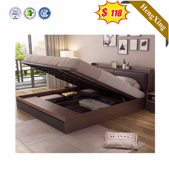 Wholesale Wooden King Size Bunk Kids Beds Capsule Furniture Sets Sofa Double Storage Bedroom Bed
