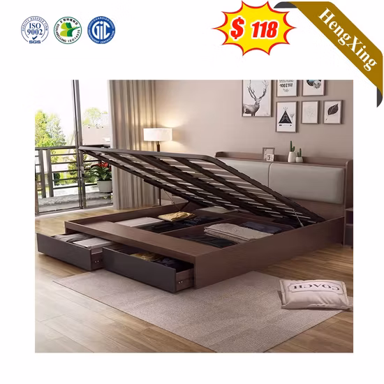 Wholesale Wooden King Size Bunk Kids Beds Capsule Furniture Sets Sofa Double Storage Bedroom Bed