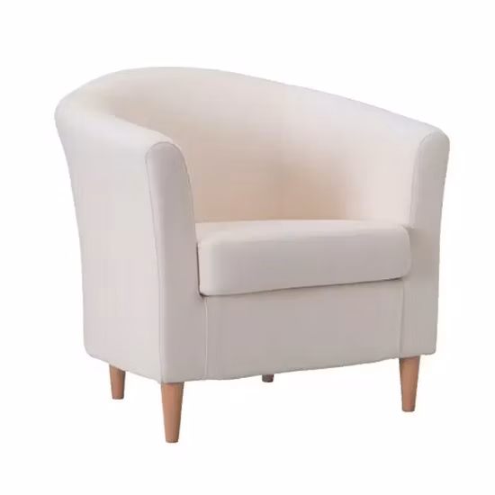 Classical Modern Home Furniture Club Hotel Living Room Office Ottoman Metal Wooden Genuine Leather Accent Lounge Leather Chair