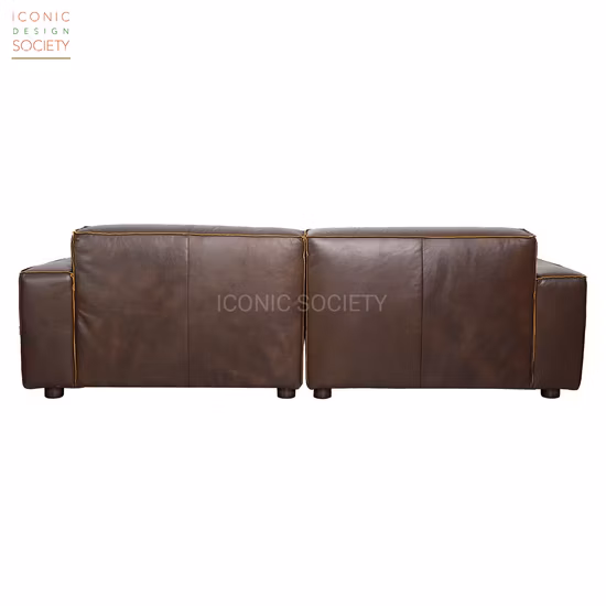 Divan Wholesale Modern Hotel Home Living Room Furniture Settee Wooden Couch Set Sectional Genuine Leather Sofa