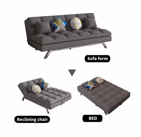 Multifunctional Chaise Longue Sofa Cum Bed Modern Leisure Furniture Folding Sofa Bed