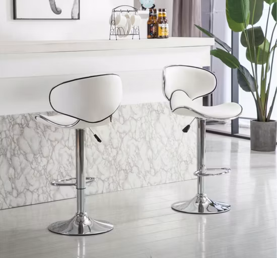 Height Adjustable Swivel Gas Lift Standing Metal Modern Lounge Furniture Bar Chair Stool &nbsp;(ZG18-001)