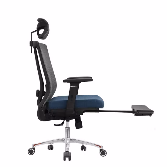 Ergonomic Mesh Chair Reclining Chair with Footrest Best Office Mesh Chair